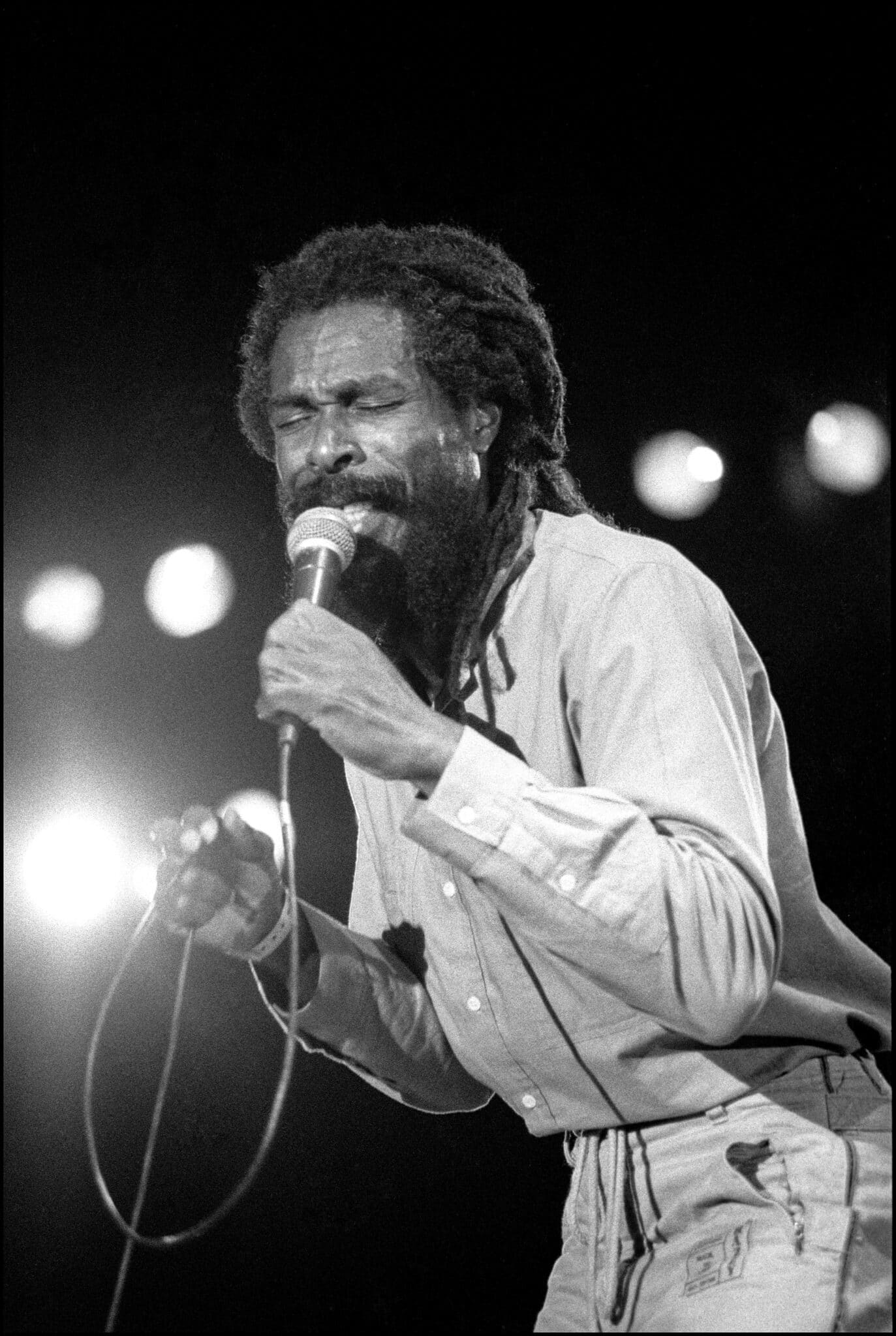 Bob Andy performing at Reggae Sunsplash, Montego Bay, Jamaica 11 August 1984